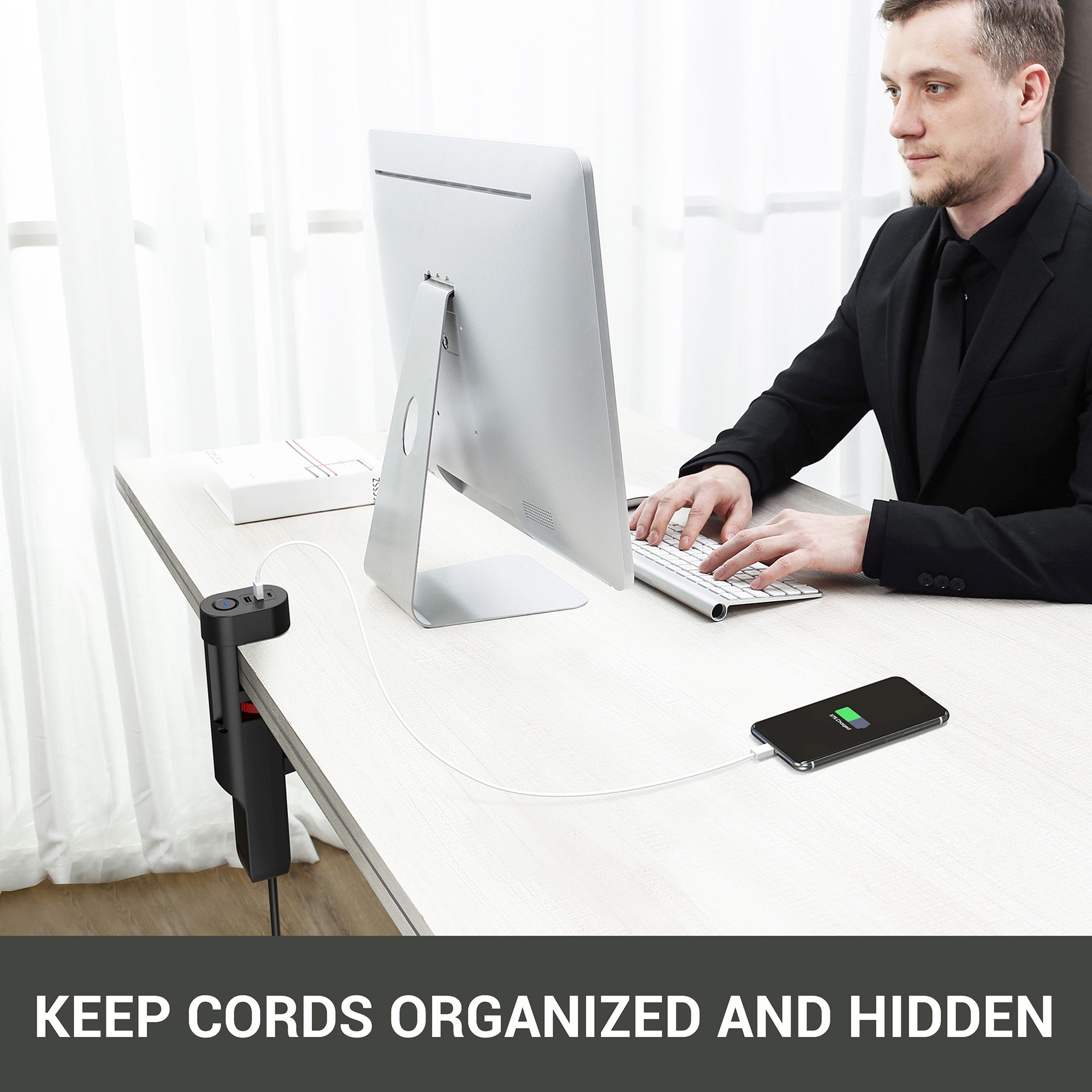 Link2Home - Cord Storage 3 ft. Extension