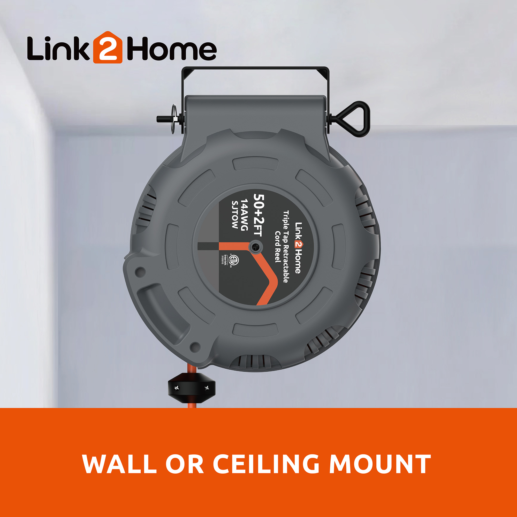 Link2Home - Cord Storage 3 ft. Extension