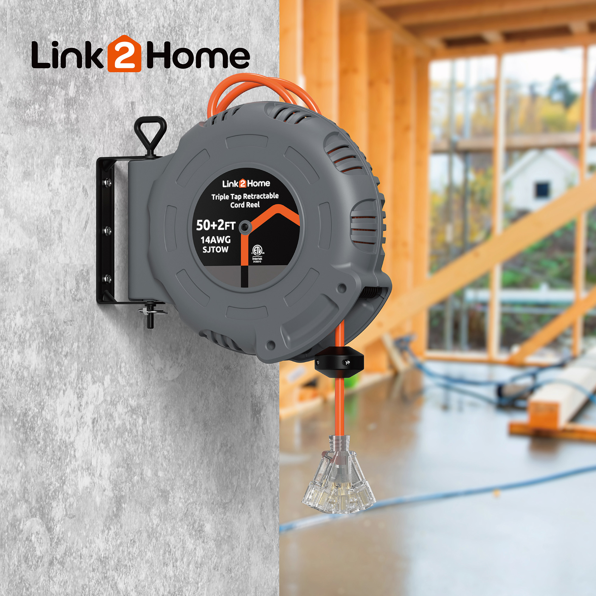 Link2Home - Cord Storage 3 ft. Extension