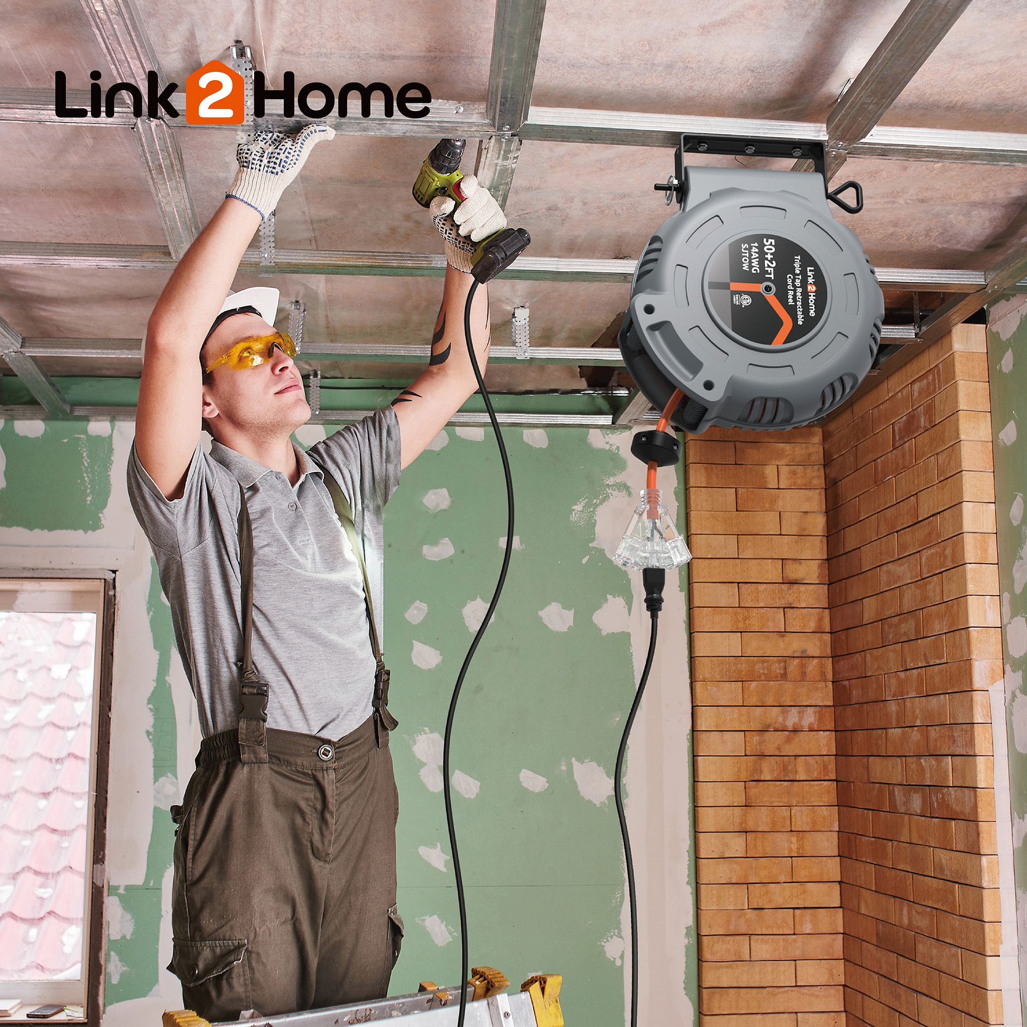 Link2Home - Cord Storage 3 ft. Extension