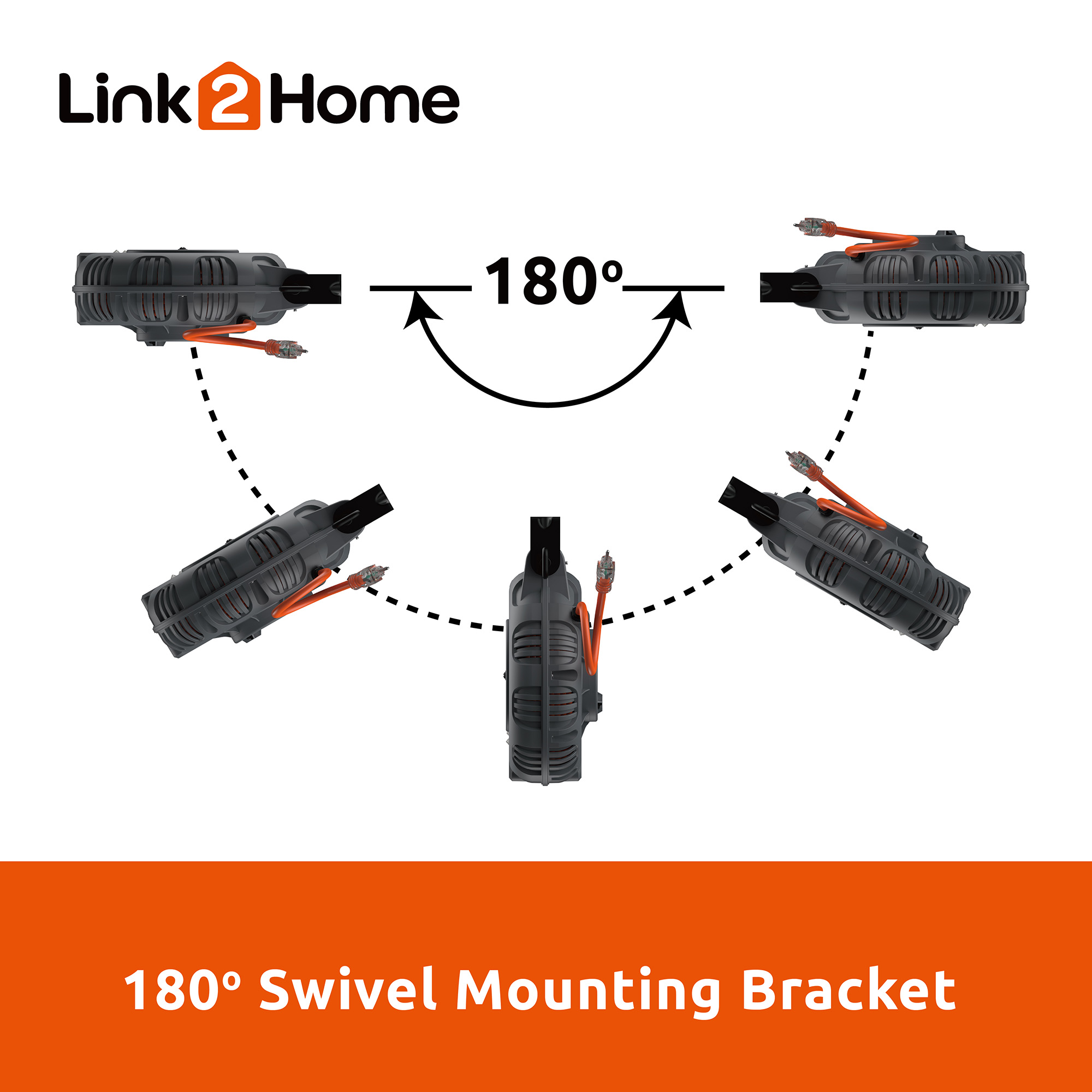 Link2Home - Cord Storage 3 ft. Extension